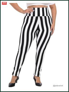 Plus Size Graphic Leggings High Waist Stretch Halloween Costume Ankle Length